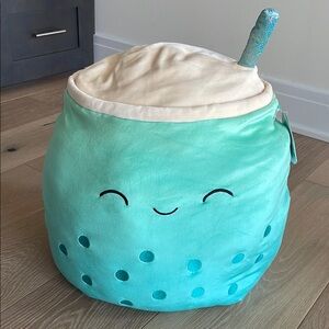Squishmallow Kellytoys Jakarria the Blue Boba Tea 16inch